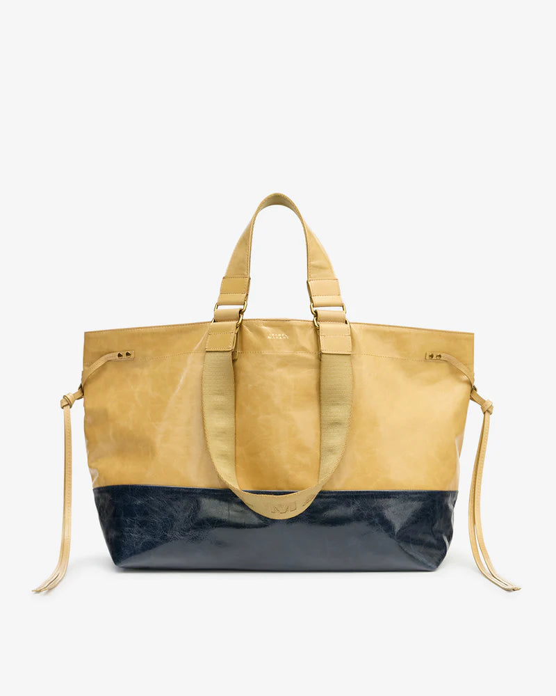 Isabel Marant Wardy Beige/Navy Bag | Podiums Nancy – PODIUMS NANCY