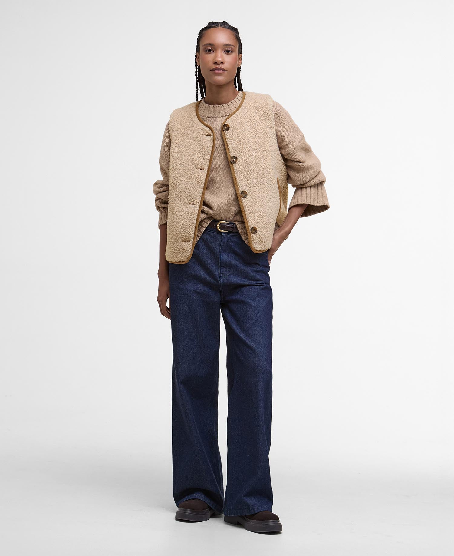 Luciana fleece gilet - PODIUMS NANCY