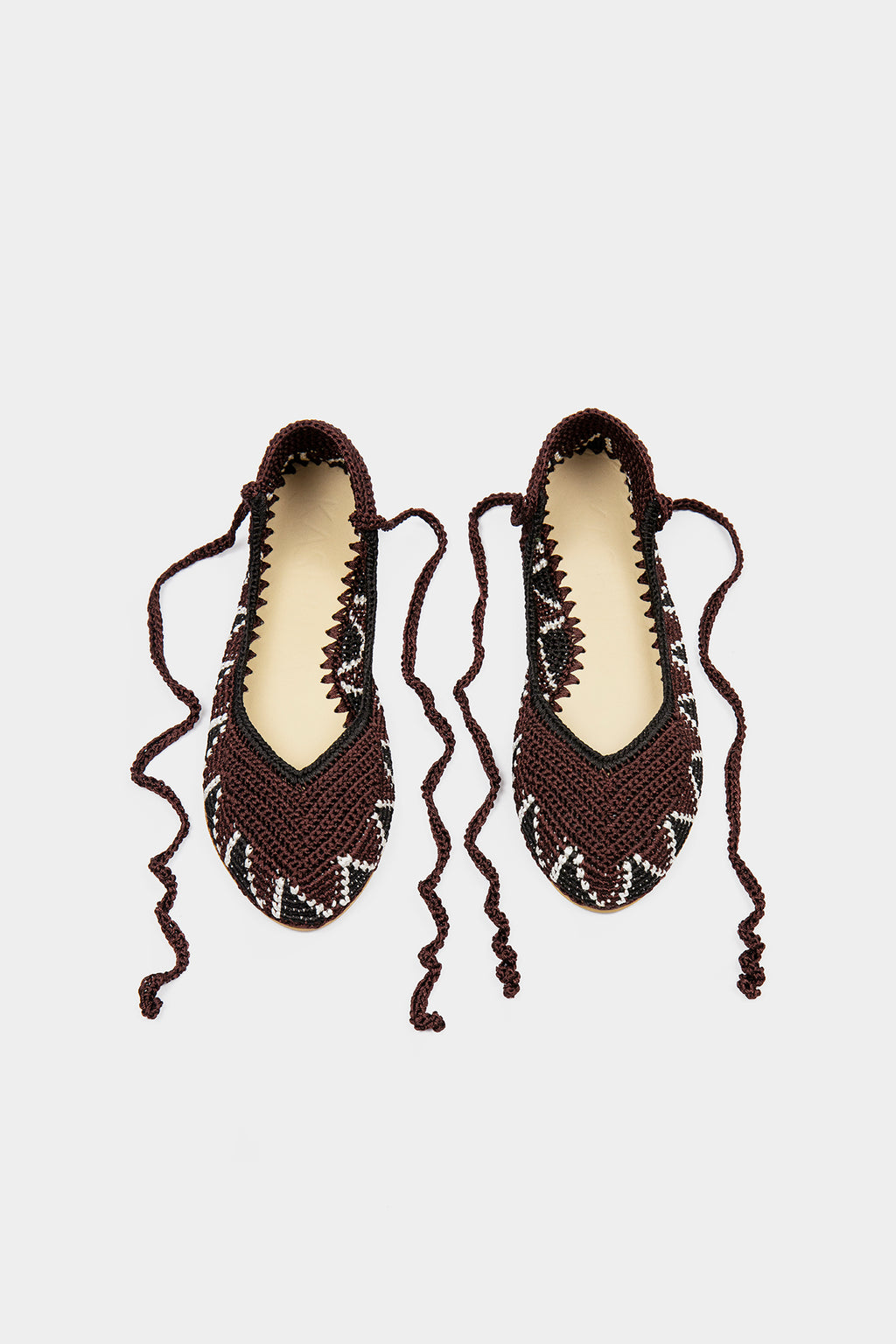 Ballerines Kashura grape red