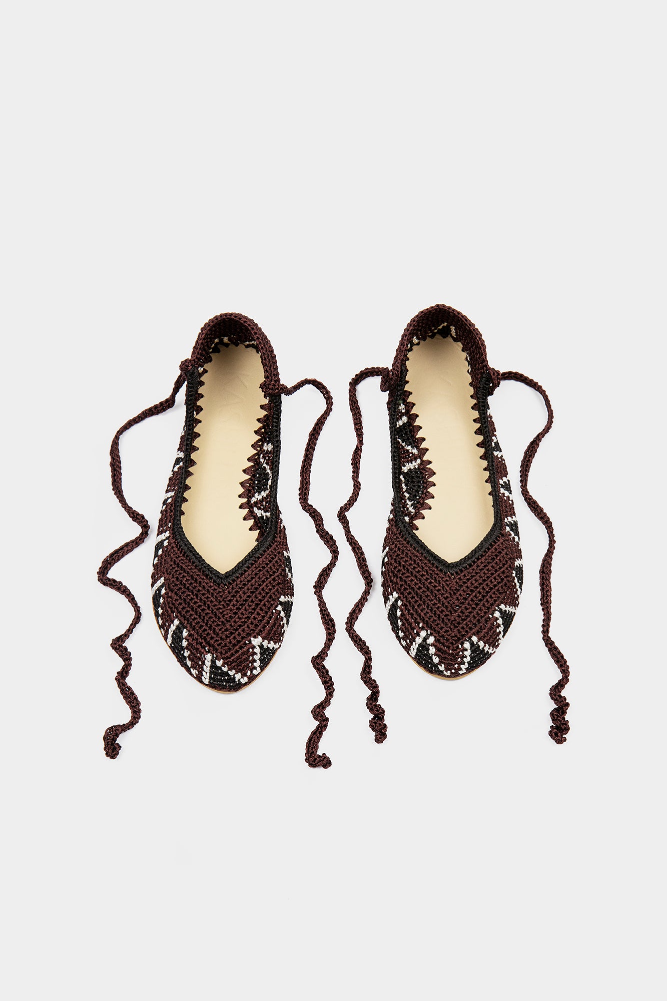 Ballerines Kashura grape red