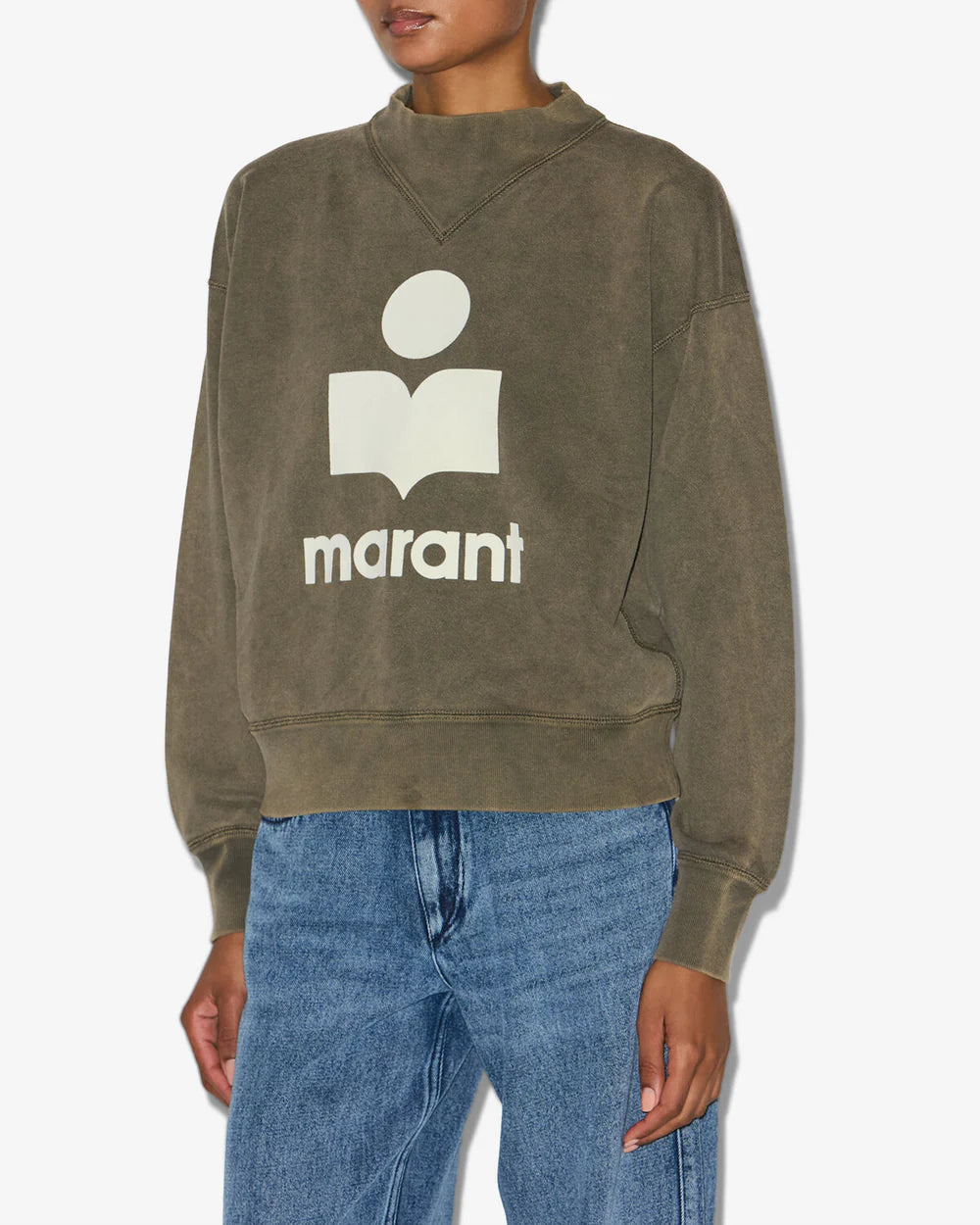 Pull Isabel Marant Moby dark bronze/ecru