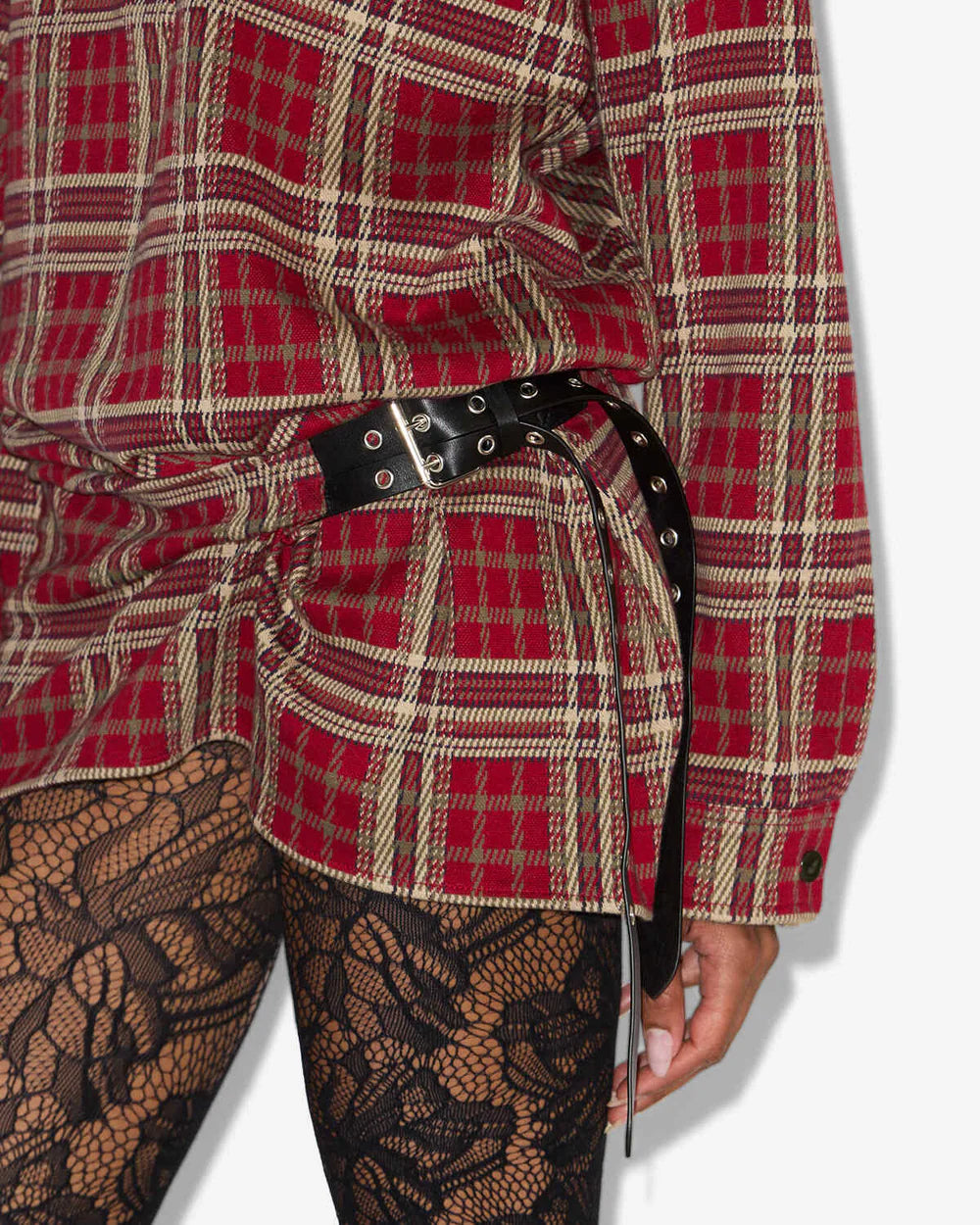 Robe Blandia red Isabel Marant Défilé