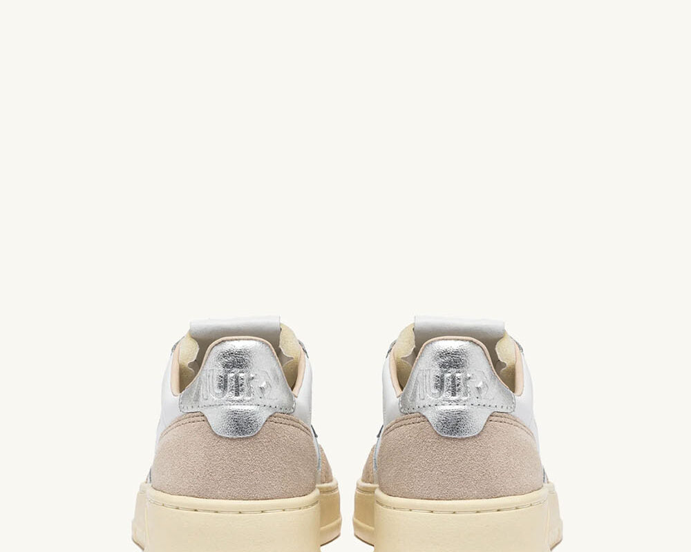 Basket Autry Medalist low suede white/silver