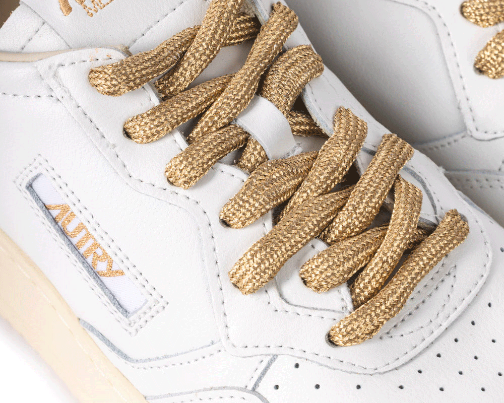 Basket Autry medalist low swoll wht/wht - PODIUMS NANCY