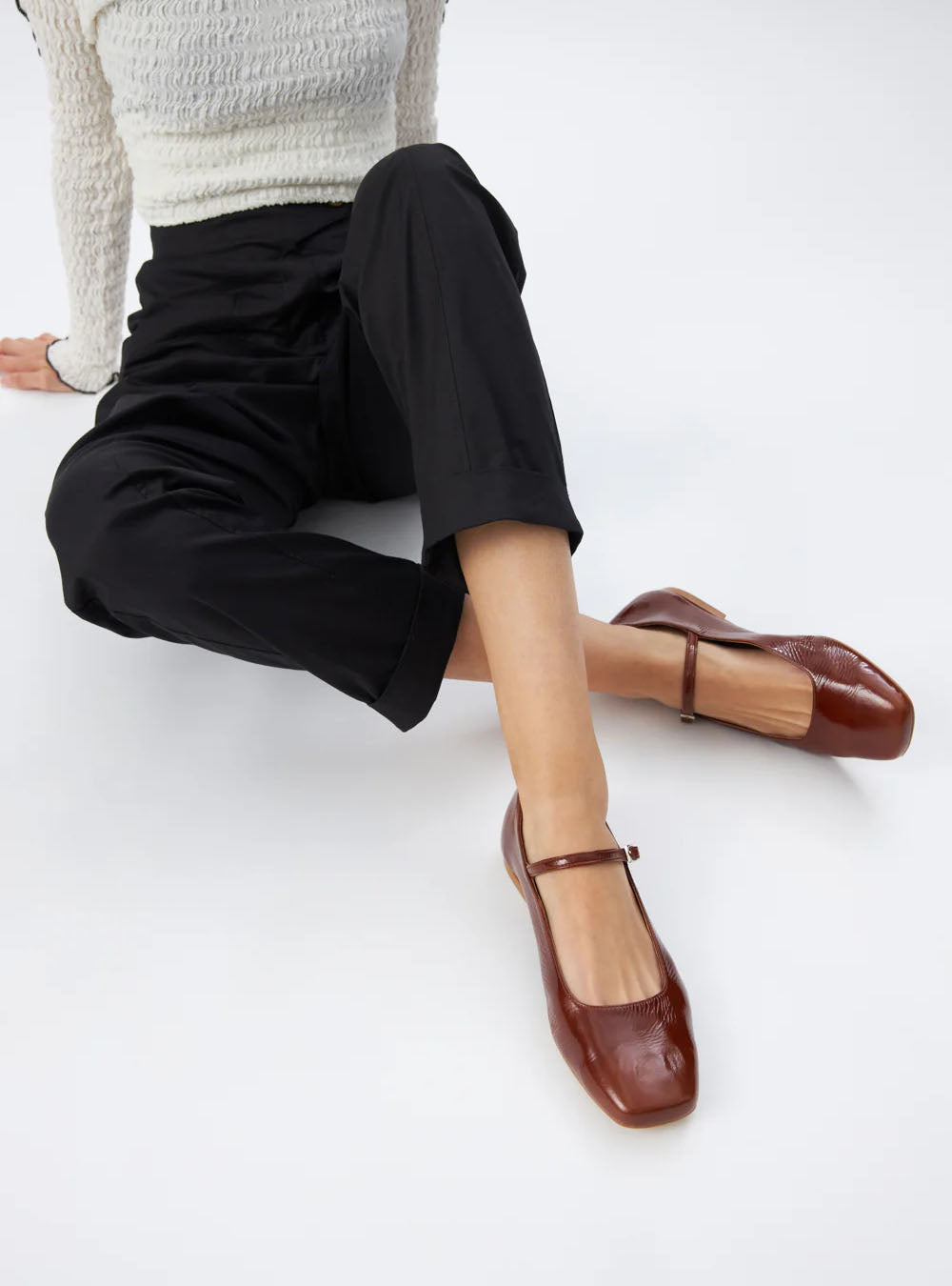 Ballerines Augusta Julieta Glossy Saddle