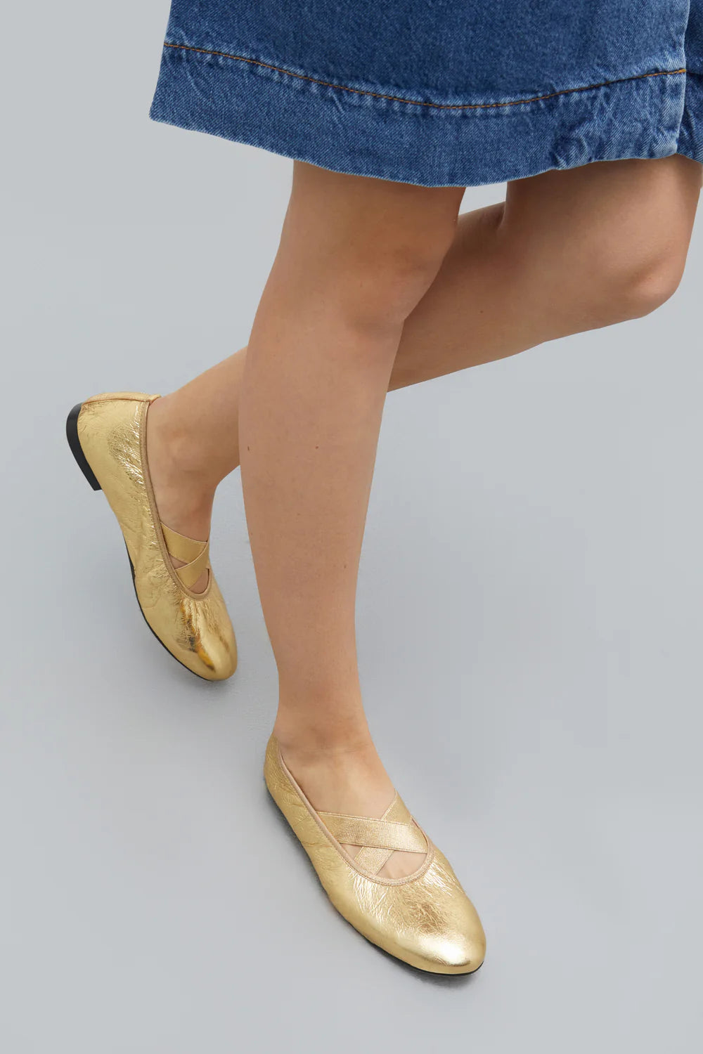 Ballerine Augusta Bettina gold