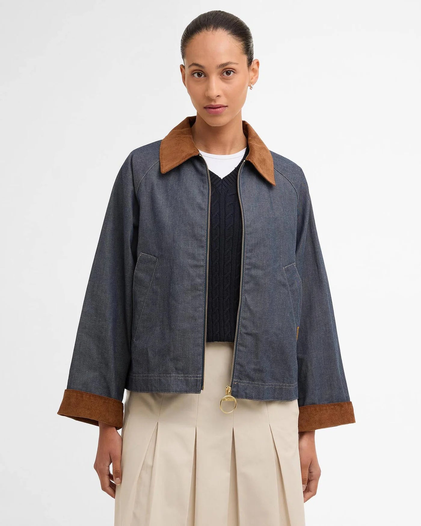 Veste Barbour Freckleton Casual Indigo - PODIUMS NANCY