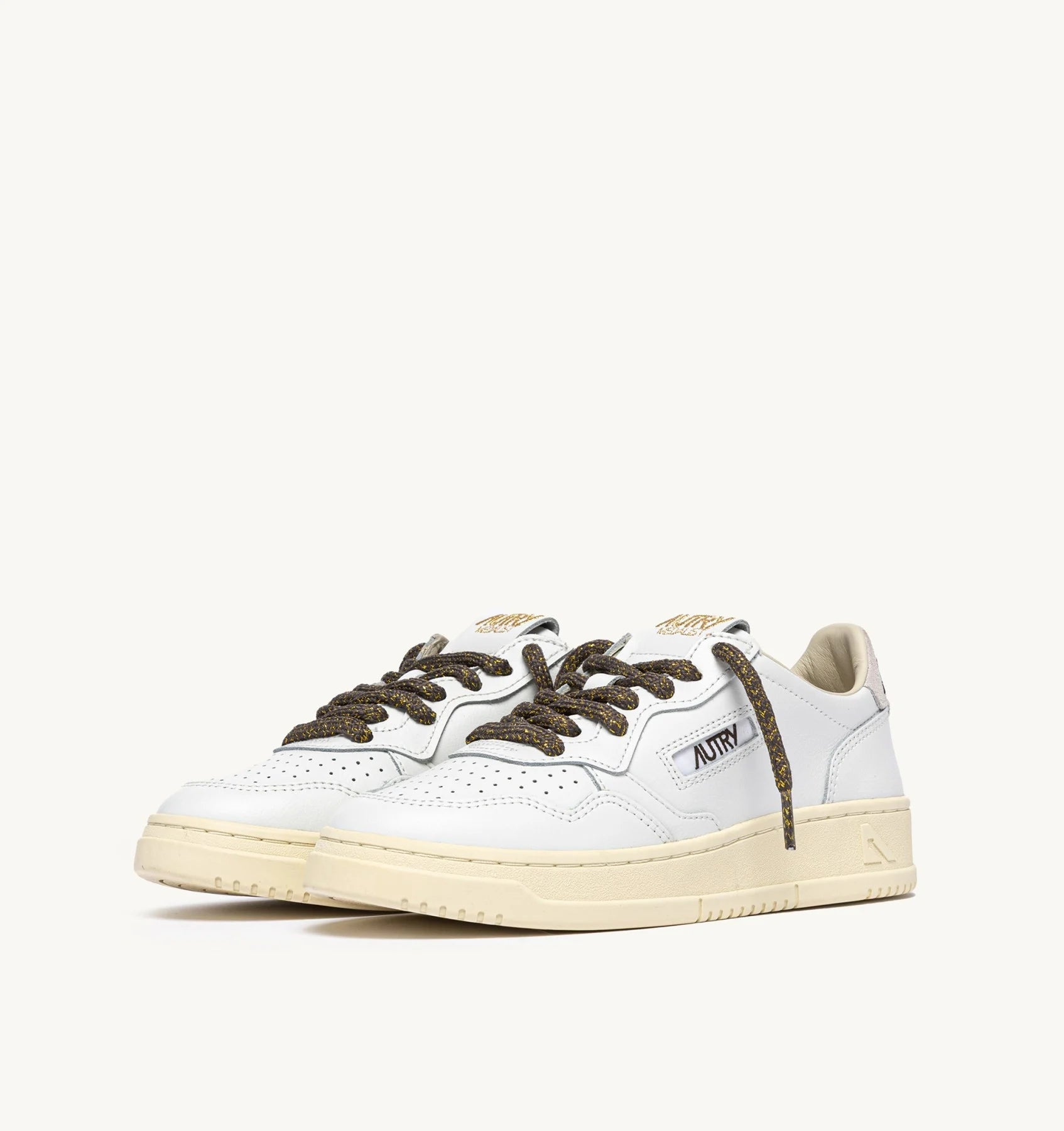 Baskets Autry Medalist Low SW05 Blanc/Chocochip | Podiums Nancy