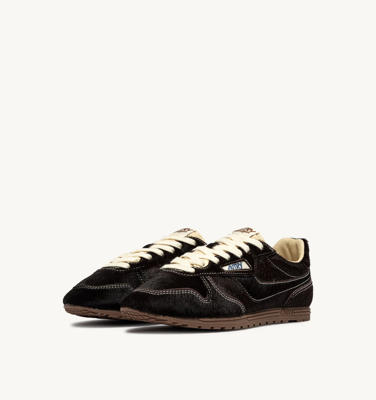 Baskets Autry Windspin Low BN01 Pony Brown | Podiums Nancy