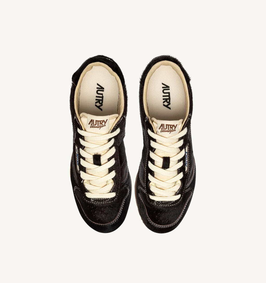 Baskets Autry Windspin Low BN01 Pony Brown | Podiums Nancy
