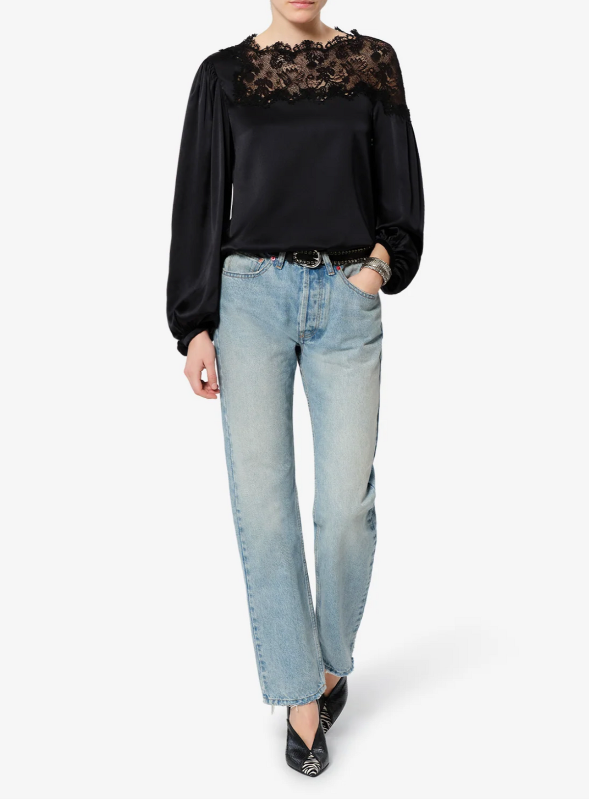 Blouse Isabel Marant Azare Black | Podiums Nancy