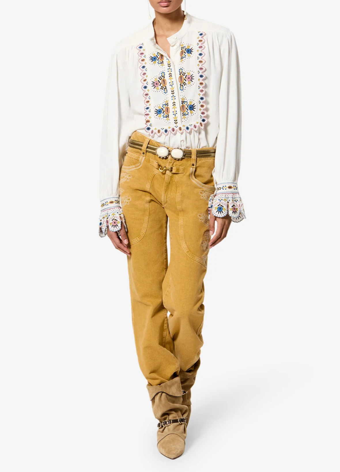 Blouse Marant Etoile Monique Ecru | Podiums Nancy