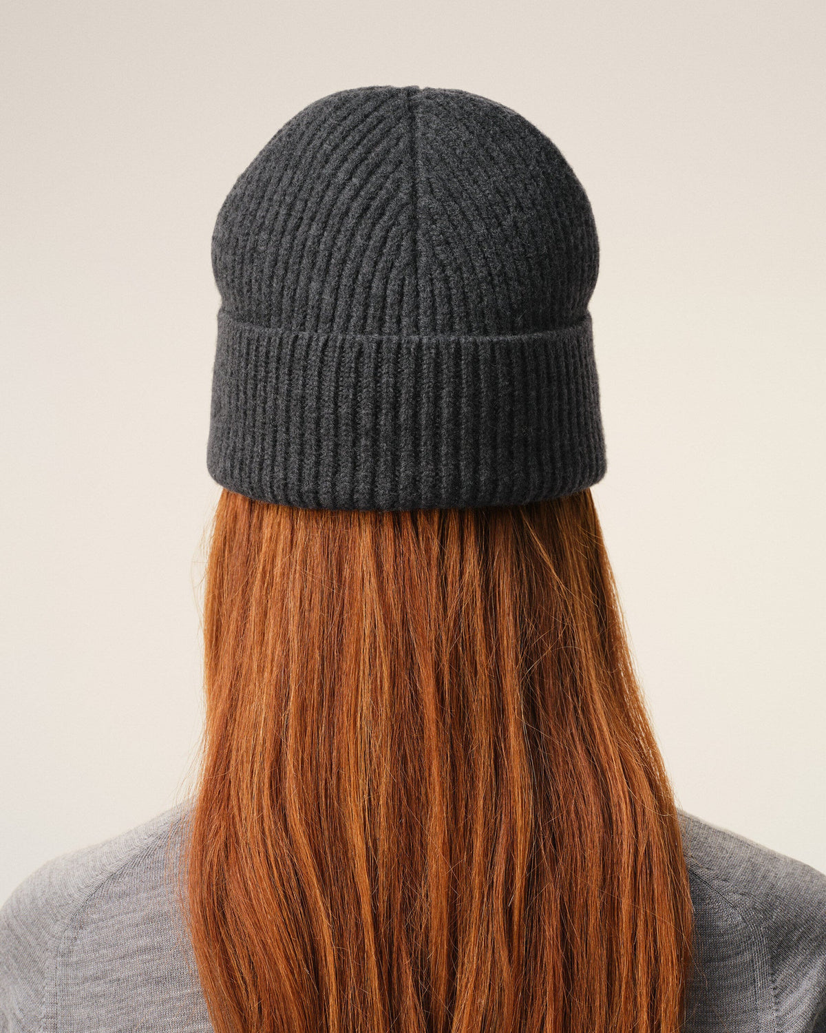 Bonnet Ami Paris Beanie Gris/Rouge | Podiums Nancy
