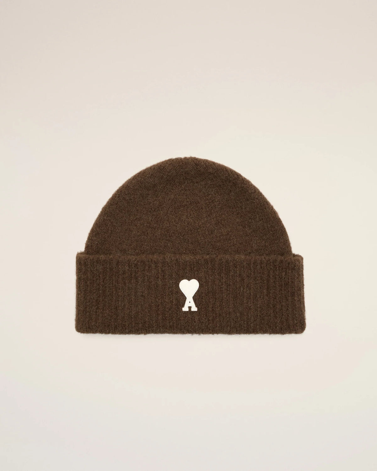 Bonnet Ami Paris Beanie Marron/Écru | Podiums Nancy