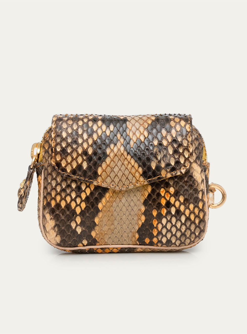 Porte-monnaie Claris Virot karl pm python desert