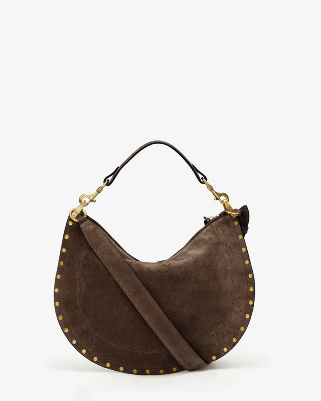 Sac Isabel Marant Oskan Soft Zip Coffee