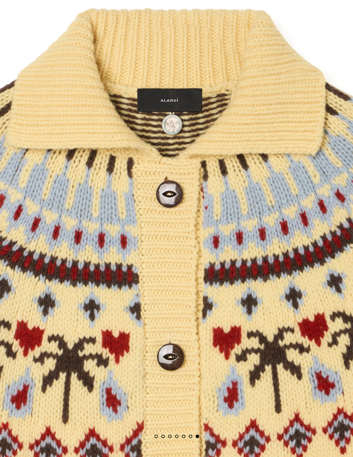 Cardigan Alanui Sweet Winter Jacket Sunlight | Podiums Nancy