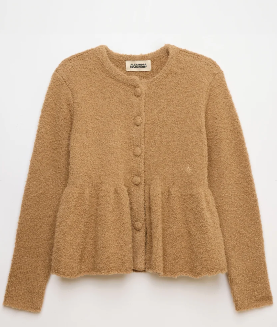 Cardigan Alexandra Golovanoff Iris Camello