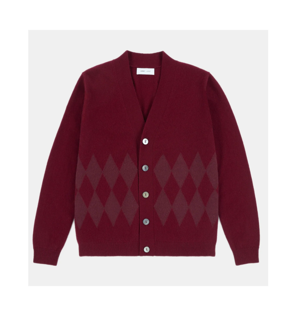 Cardigan Leret Leret Argile | Podiums Nancy
