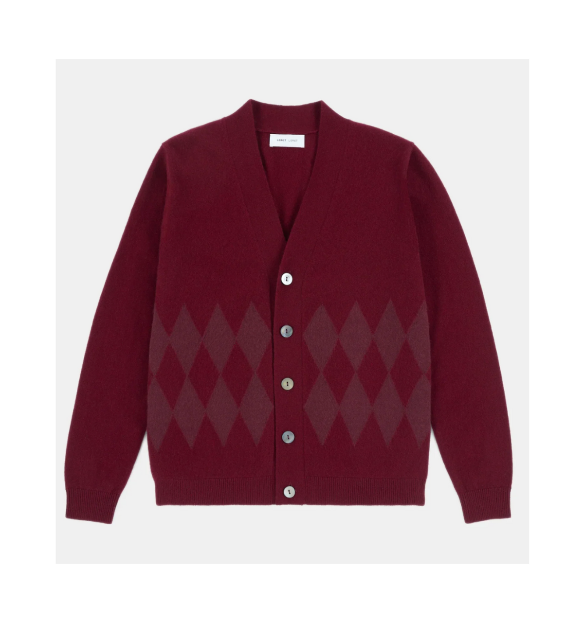 Cardigan Leret Leret Argile | Podiums Nancy