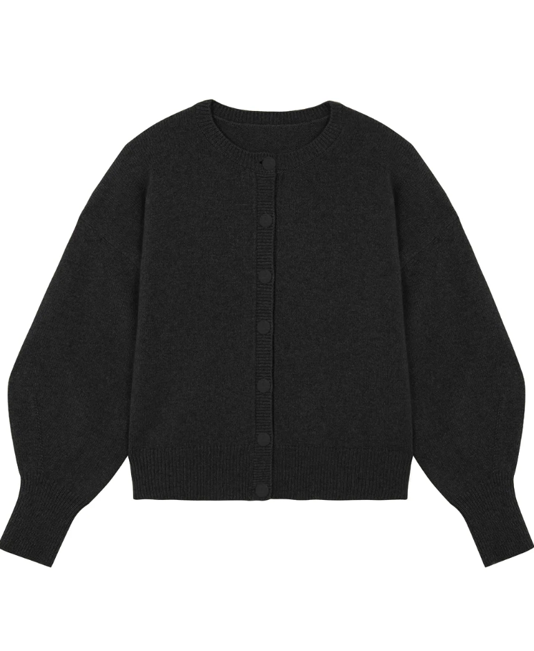 Cardigan Linnea Lund Gabriella Noir | Podiums Nancy