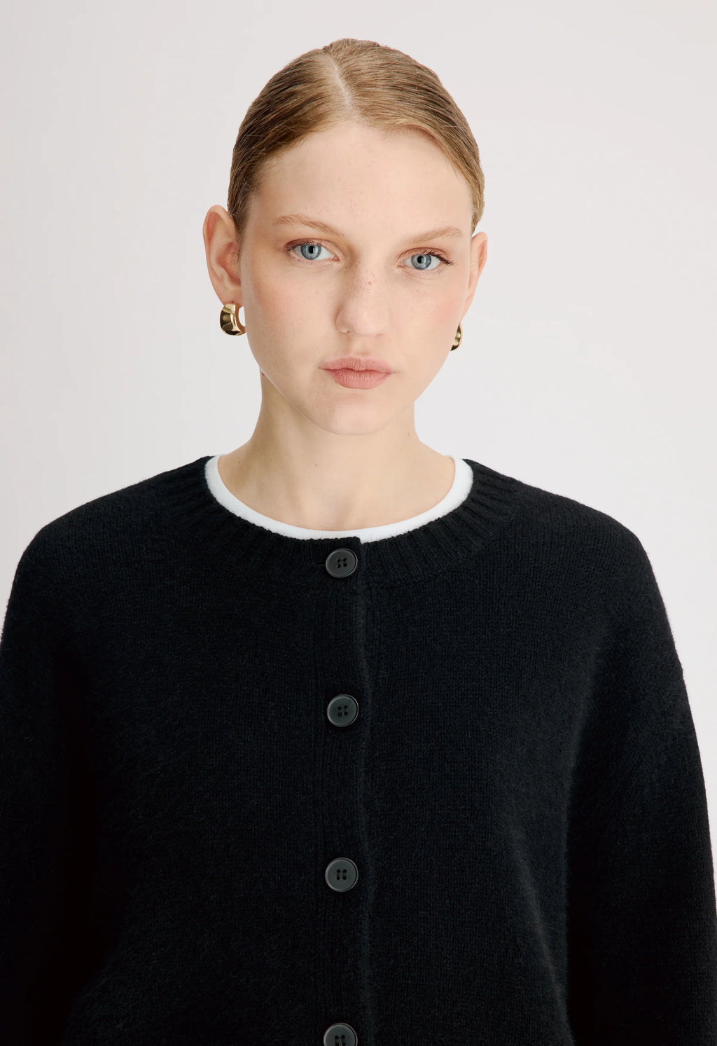 Cardigan Loulou De Saison Remus Noir | Podiums Nancy