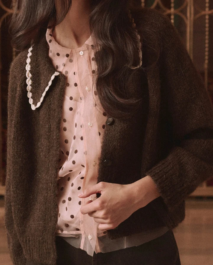 Cardigan TheGreat. Crochet Chocolat | Podiums Nancy