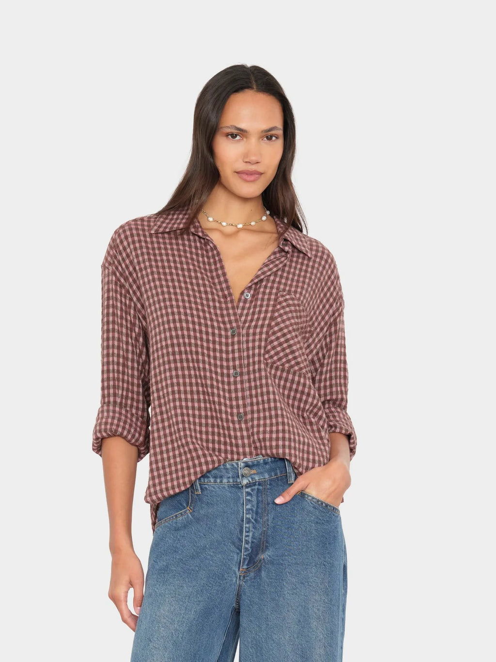Chemise Monoki Jordy Bourbon Rose | Podiums Nancy