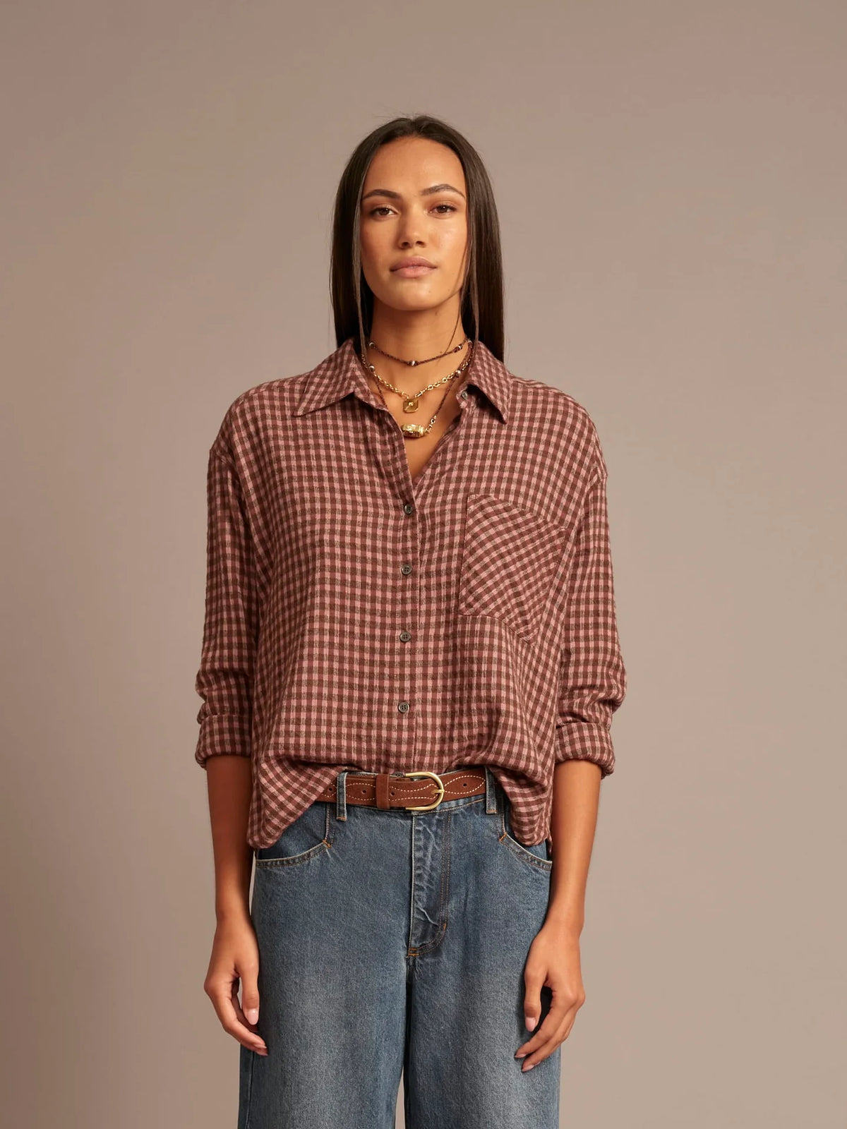 Chemise Monoki Jordy Bourbon Rose | Podiums Nancy