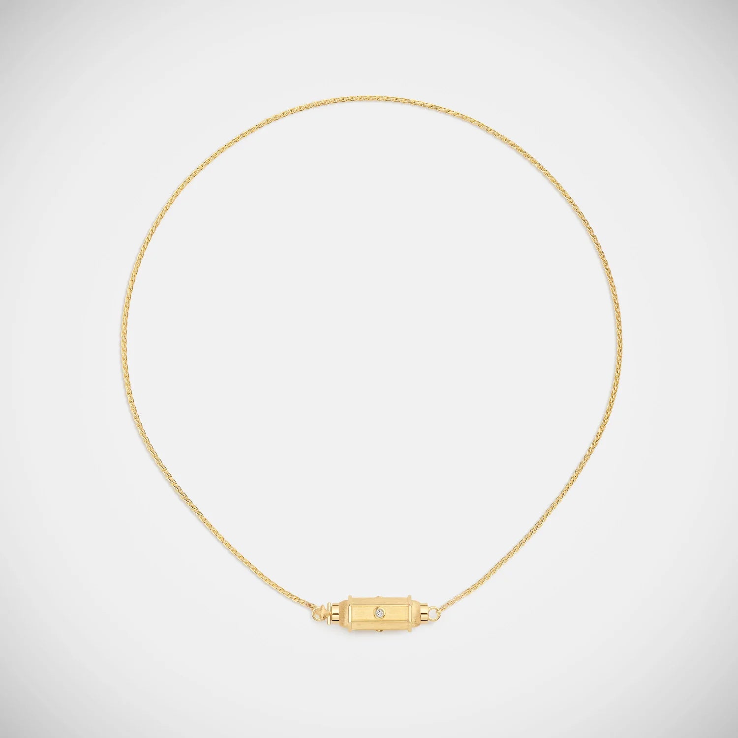 Collier Marie Lichtenberg Micro Locket Coco Diamants 42 cm - PODIUMS NANCY