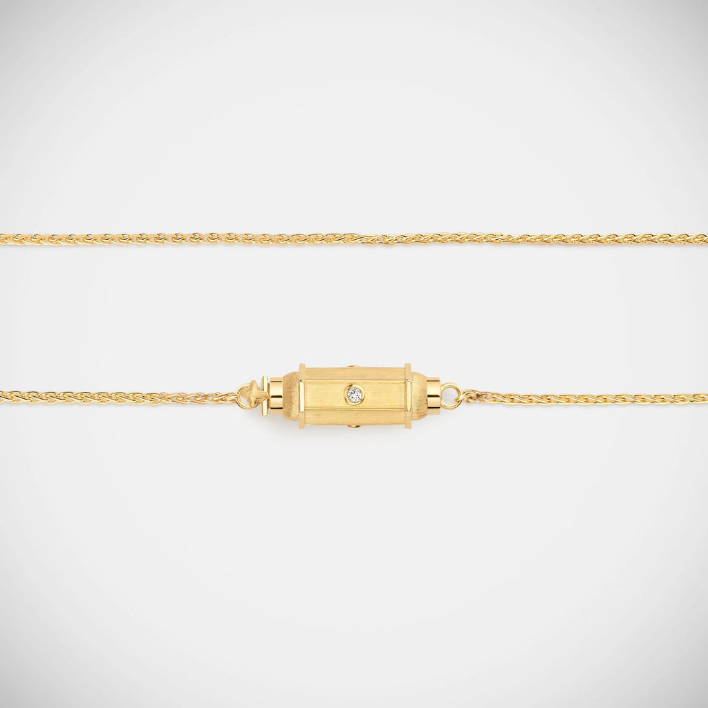 Collier Marie Lichtenberg Micro Locket Coco Diamants 42 cm - PODIUMS NANCY