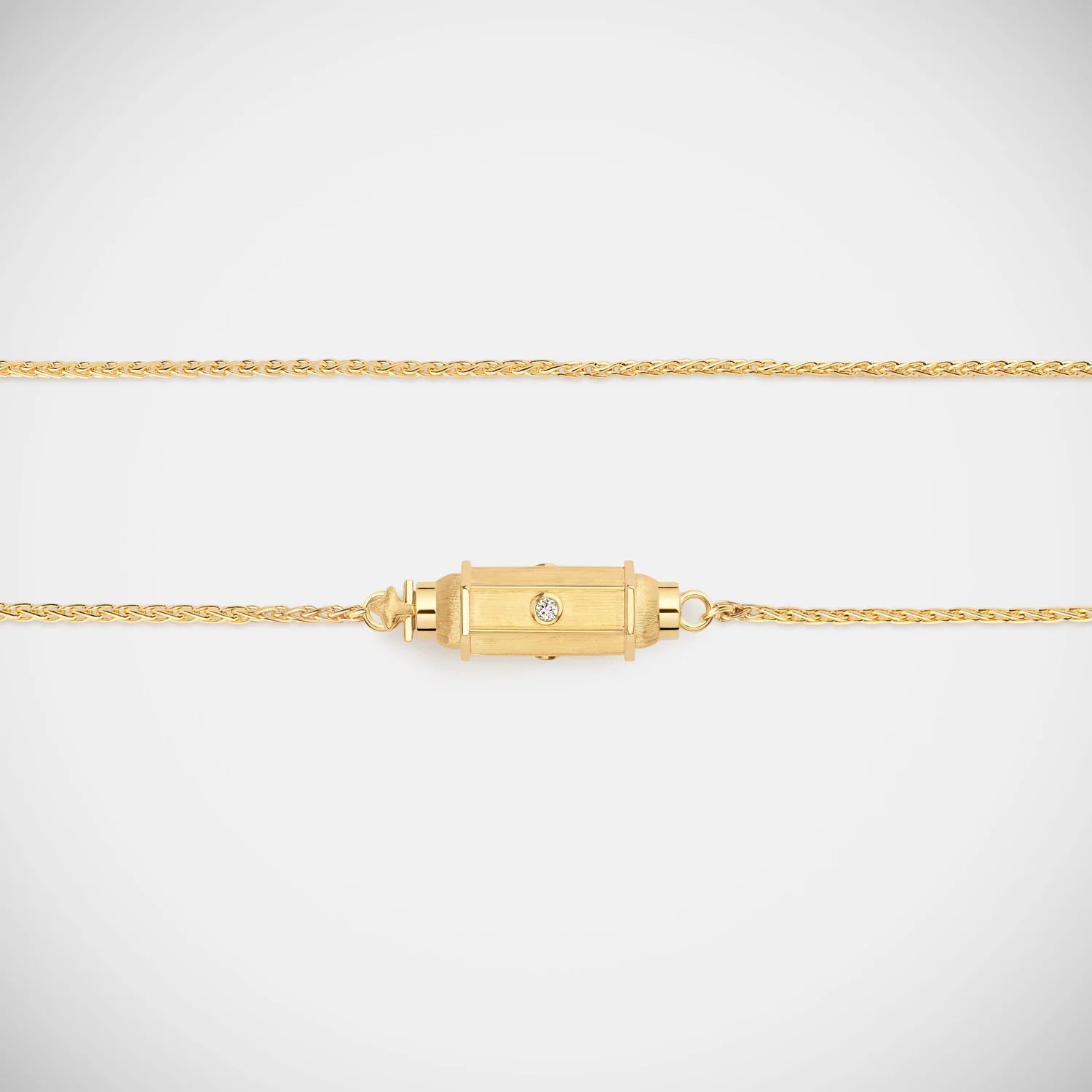 Collier Marie Lichtenberg Micro Locket Coco Diamants 42 cm - PODIUMS NANCY