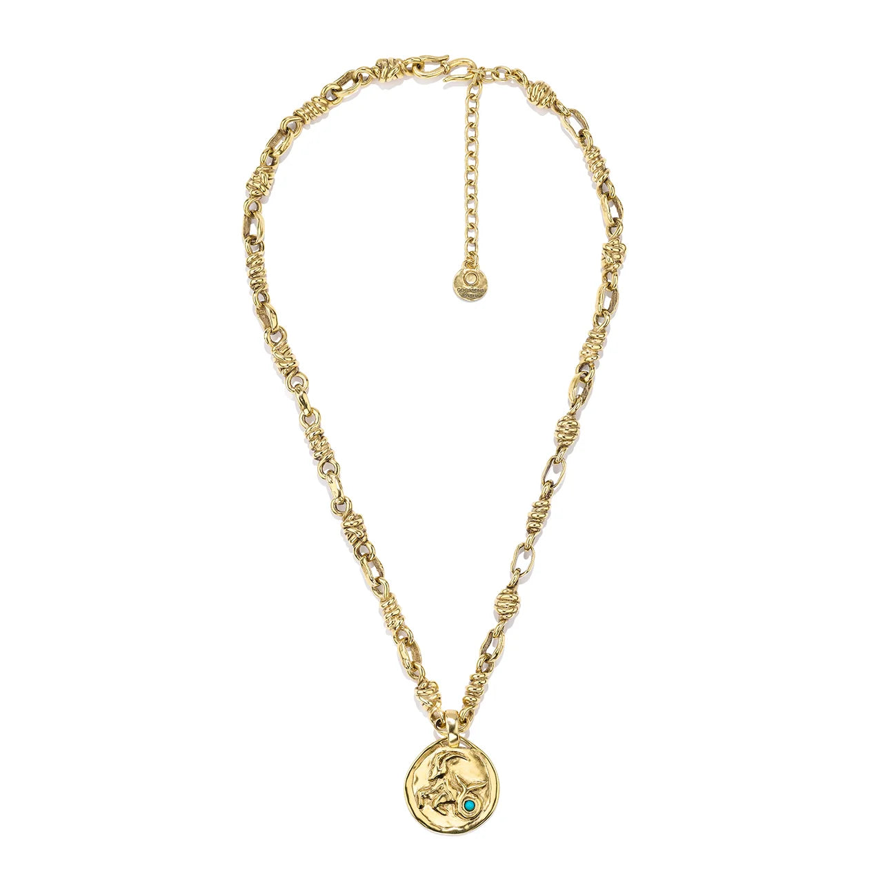 Collier Goossens Astro Capricorne Turquoise | Podiums Nancy