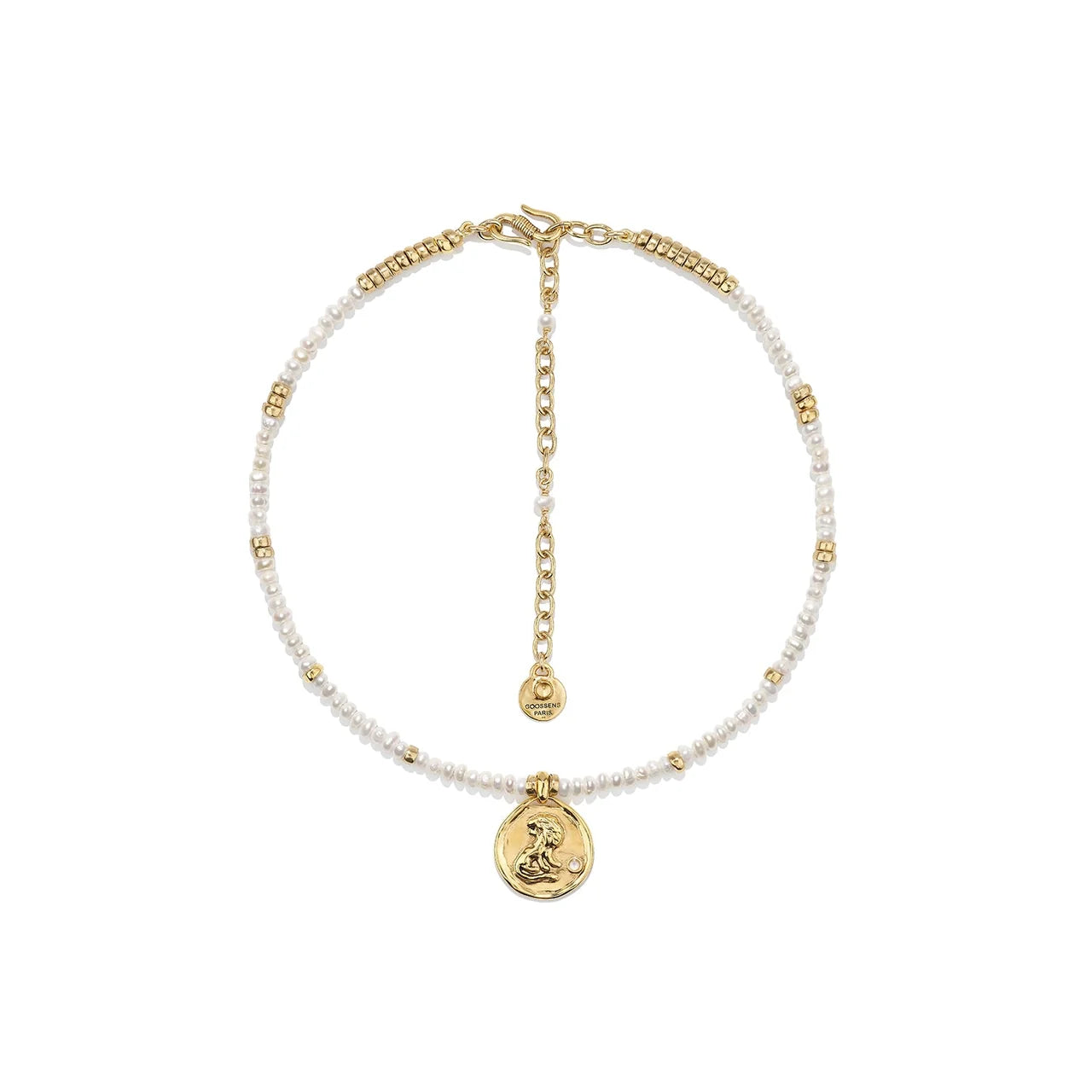 astrological necklace with lion beads
