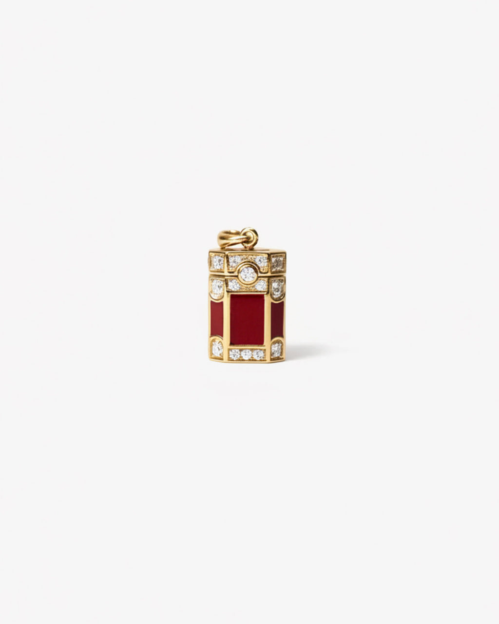 Collier Statement Wish Box Dream Or Jaune Émail & Diamants - PODIUMS NANCY