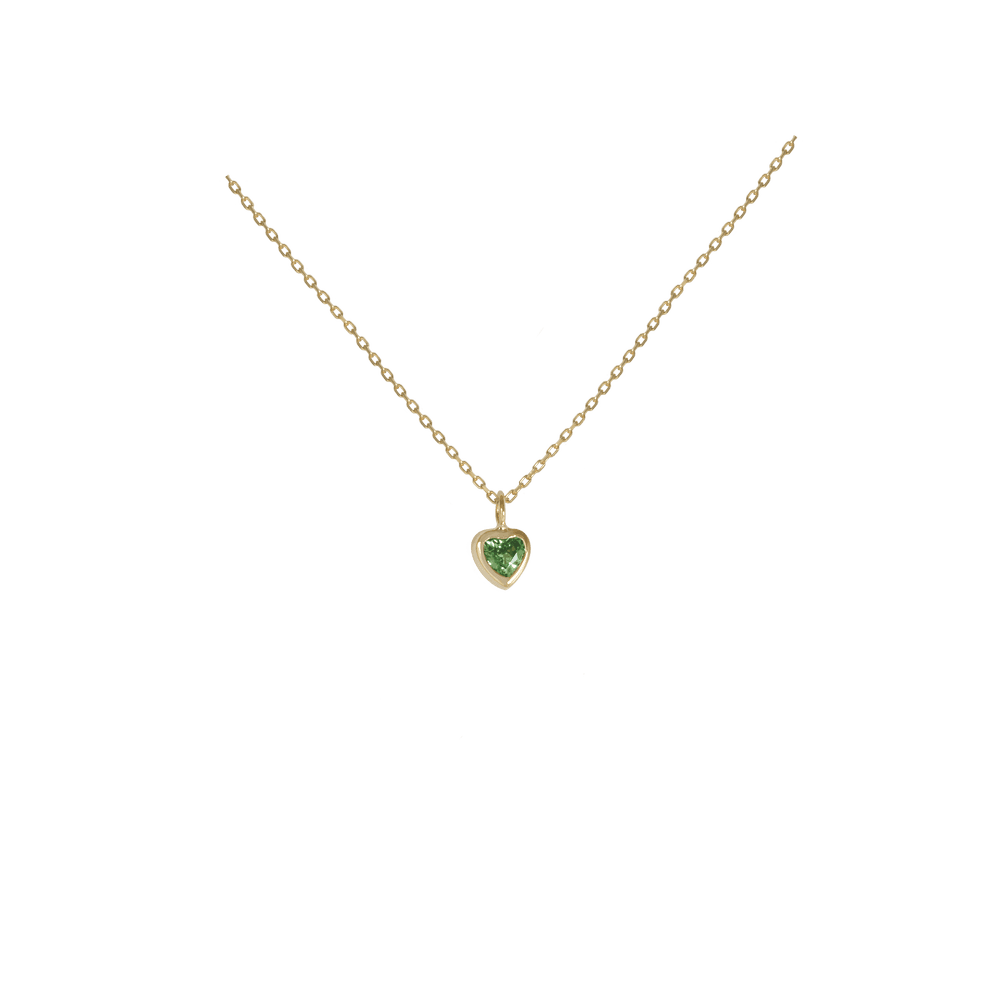 Collier And...Paris Coeur Tsavorite | Podiums Nancy