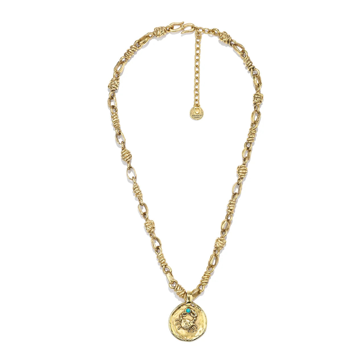 Collier Goossens Astro Cancer Turquoise | Podiums Nancy