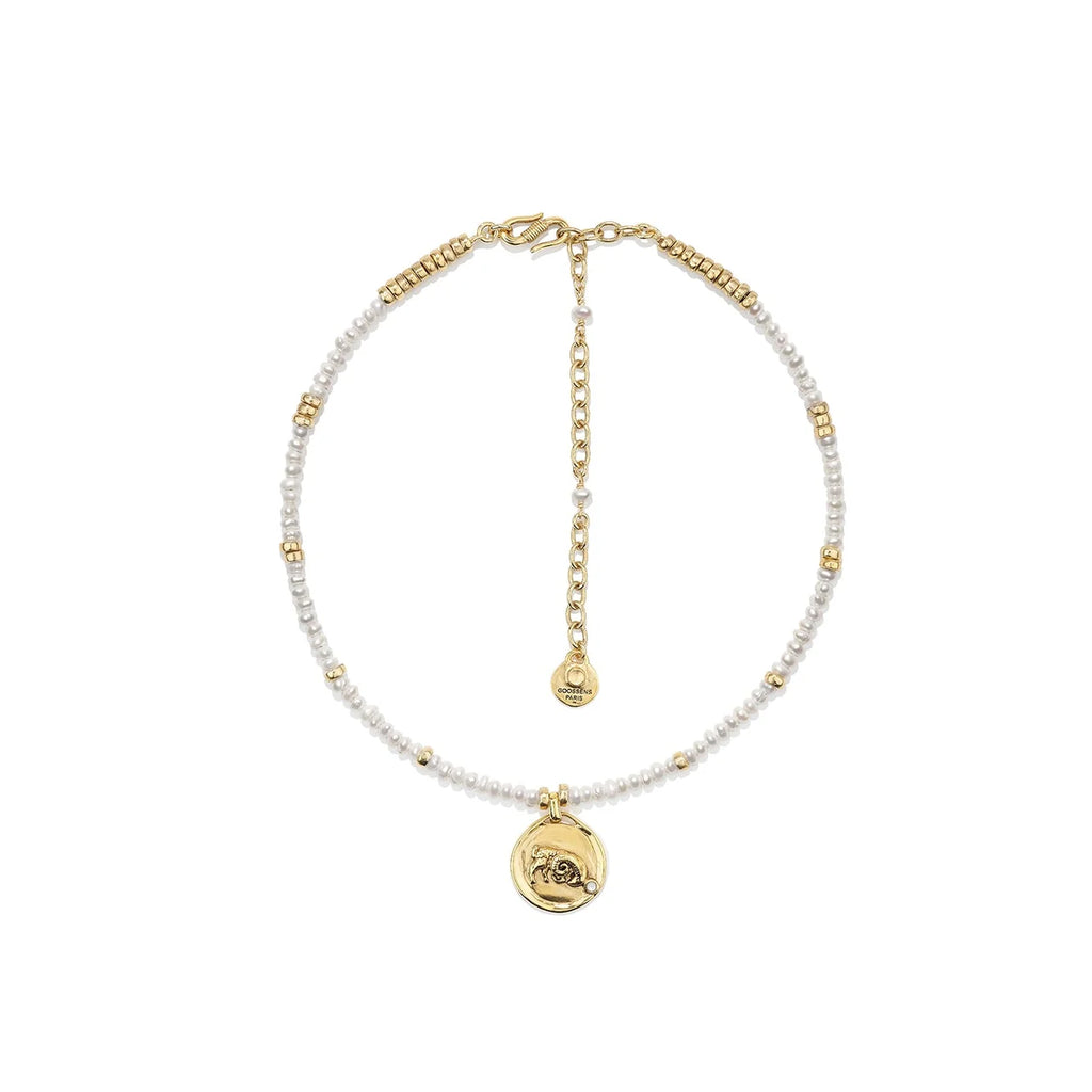 Collier Goossens Astro Perles Belier | Podiums Nancy