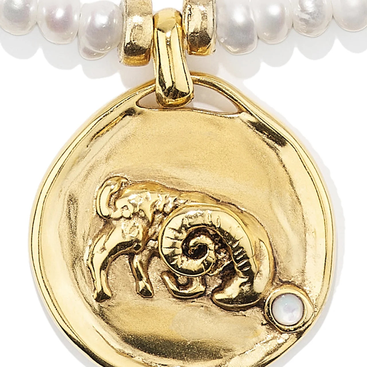 Collier Goossens Astro Perles Belier | Podiums Nancy