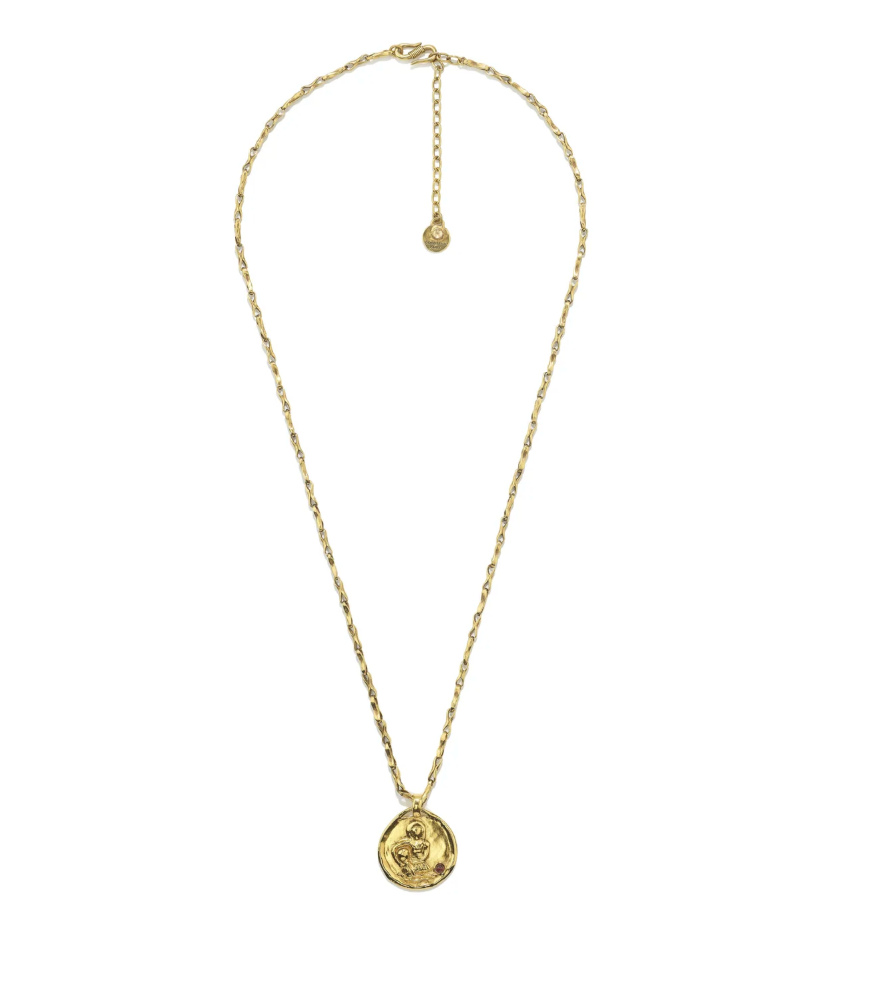 Collier Goossens Astro Verseau Grenat | Podiums Nancy