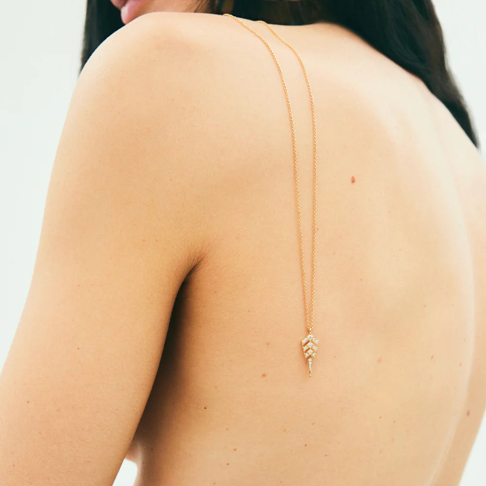 Collier Statement Stairway S Or jaune & Diamants