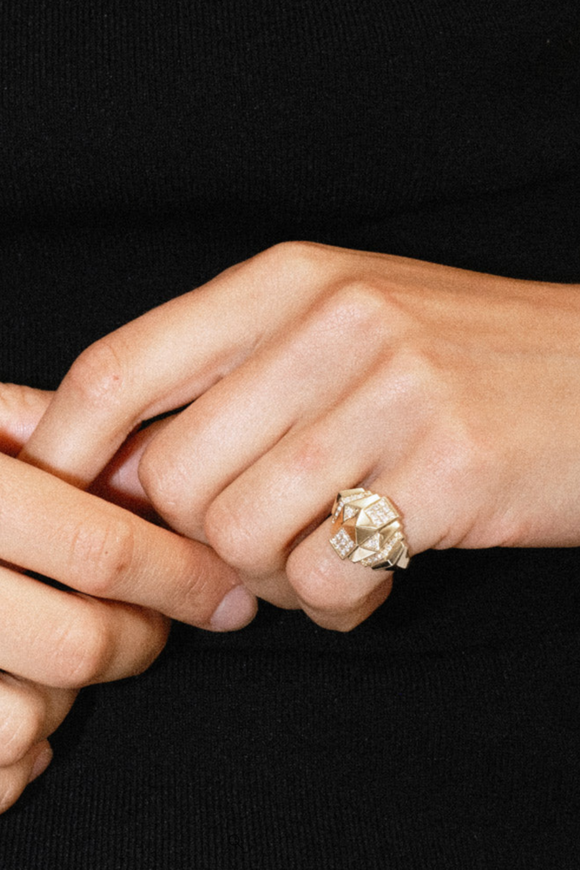 Bague Rockaway mini pyramide