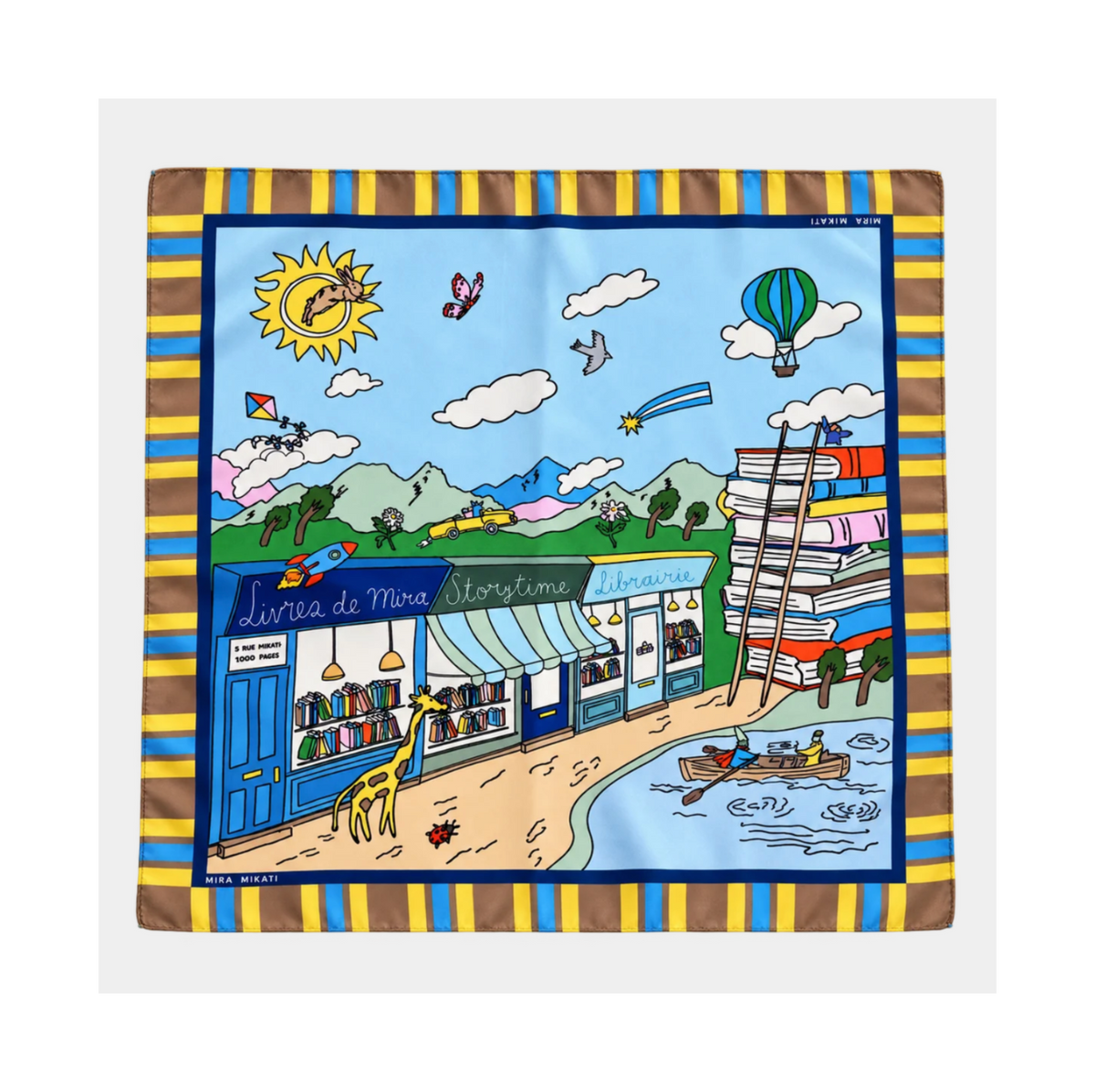 Foulard Mira Mikati Storybook | Podiums Nancy