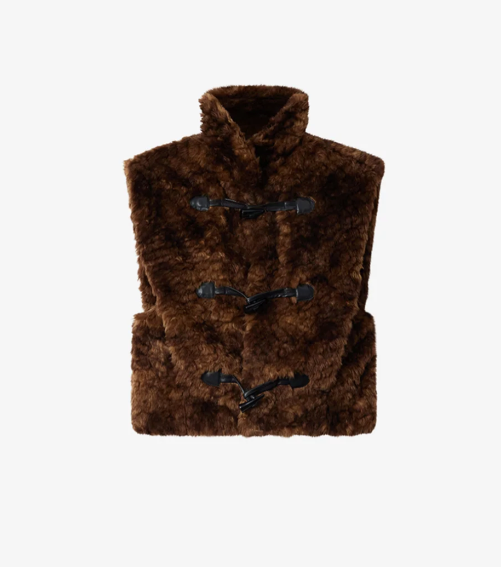 Gilet Marant Etoile Jocya Brown | Podiums Nancy