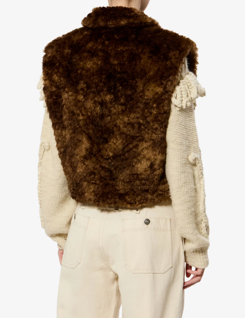 Gilet Marant Etoile Jocya Brown | Podiums Nancy