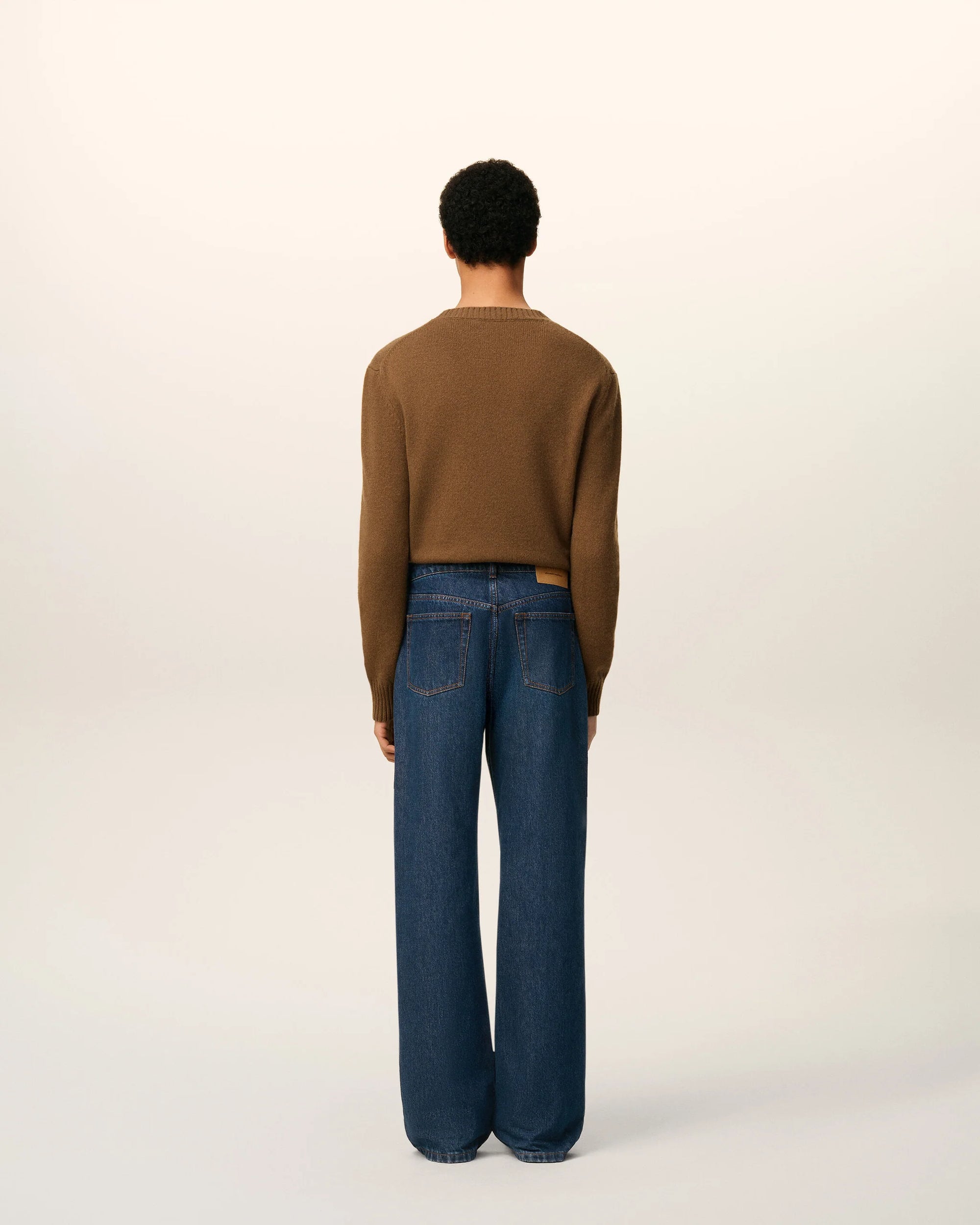 indigo flare fit jeans