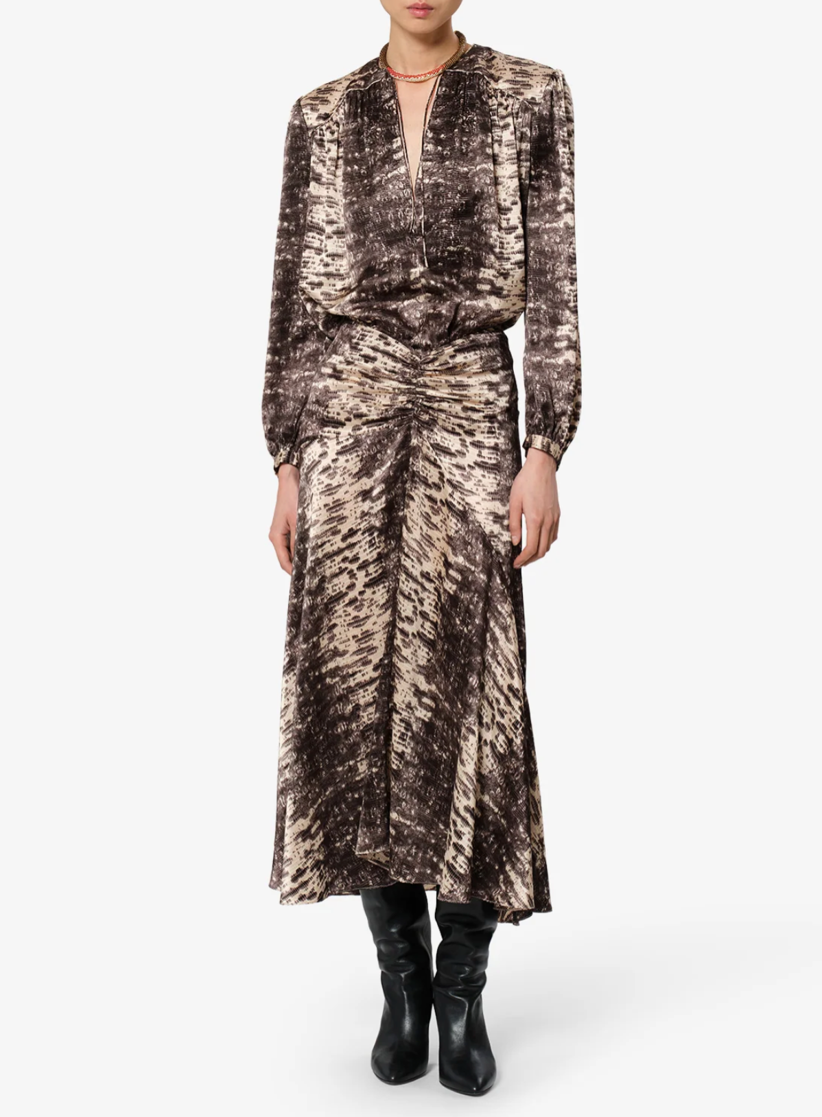 Jupe Isabel Marant Laren Beige | Podiums Nancy