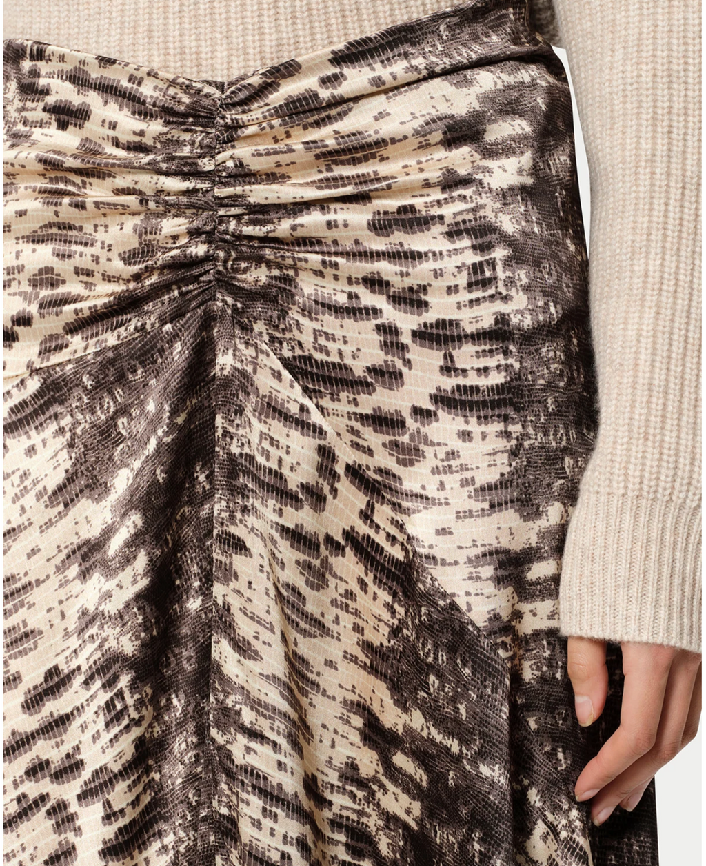 Jupe Isabel Marant Laren Beige | Podiums Nancy