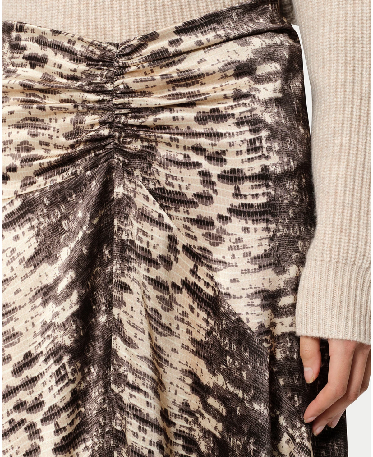 Jupe Isabel Marant Laren Beige | Podiums Nancy