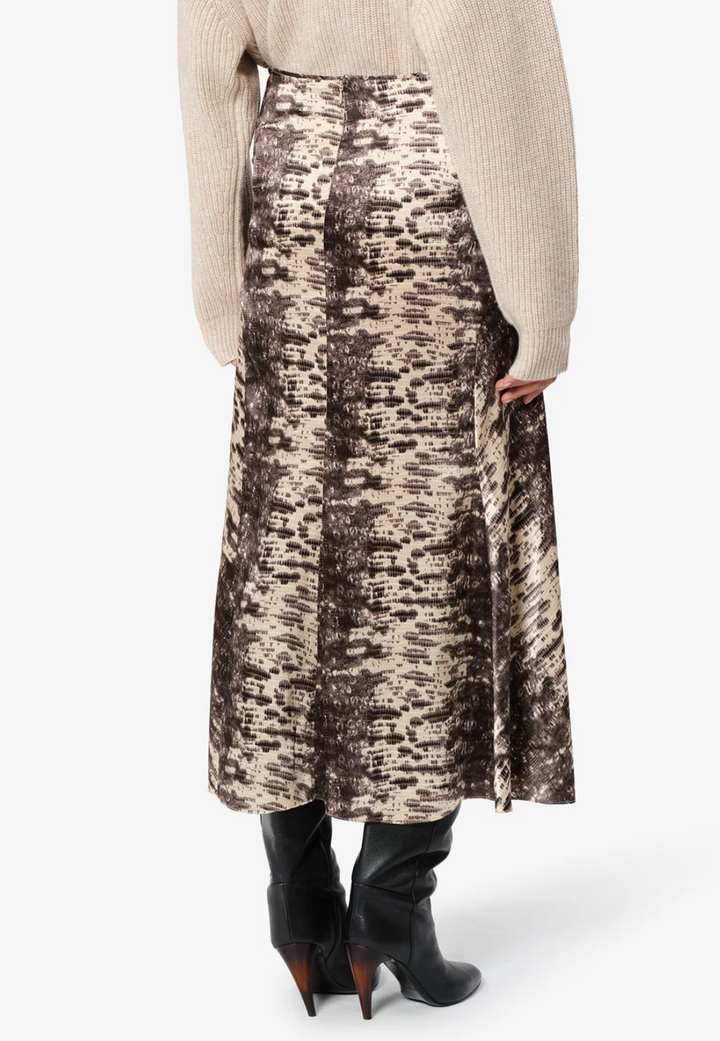 Jupe Isabel Marant Laren Beige | Podiums Nancy